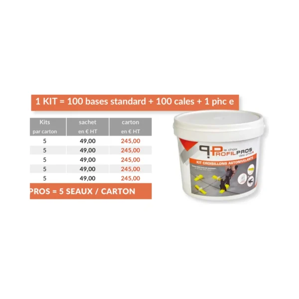Kit Profilpros — gamme Profilpros