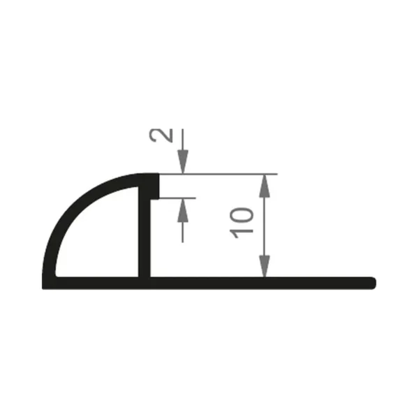 Quart de Rond Fermé — gamme Profilpros